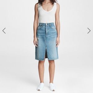 BDG Midi High Rise Jean Skirt